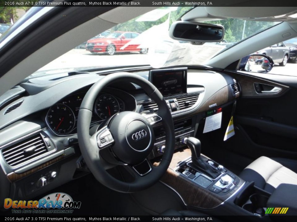 2016 Audi A7 3.0 TFSI Premium Plus quattro Mythos Black Metallic / Black Photo #20