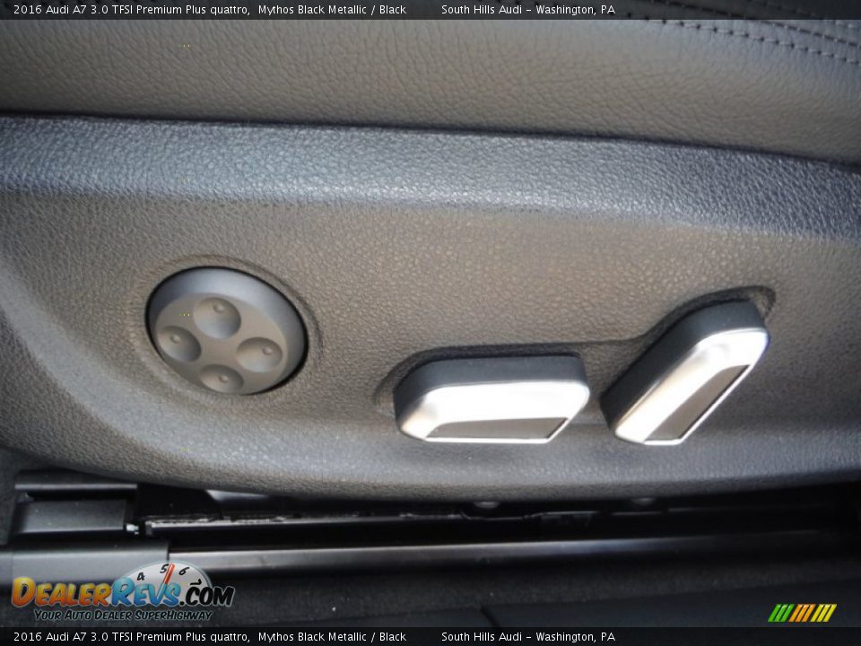 2016 Audi A7 3.0 TFSI Premium Plus quattro Mythos Black Metallic / Black Photo #22