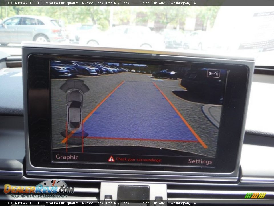2016 Audi A7 3.0 TFSI Premium Plus quattro Mythos Black Metallic / Black Photo #24