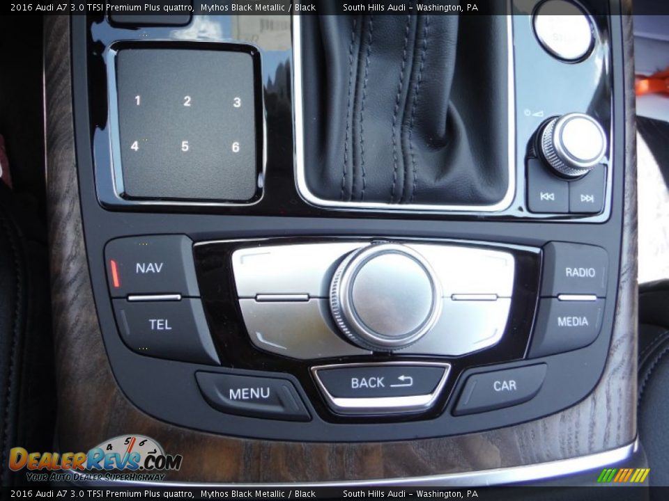 2016 Audi A7 3.0 TFSI Premium Plus quattro Mythos Black Metallic / Black Photo #27