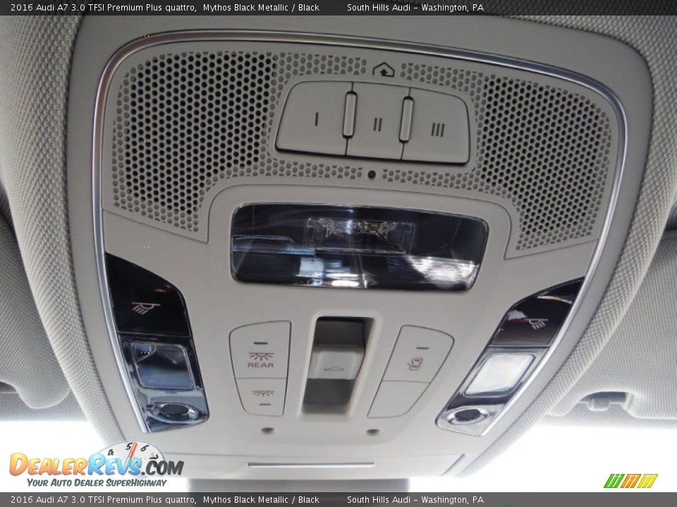 2016 Audi A7 3.0 TFSI Premium Plus quattro Mythos Black Metallic / Black Photo #30