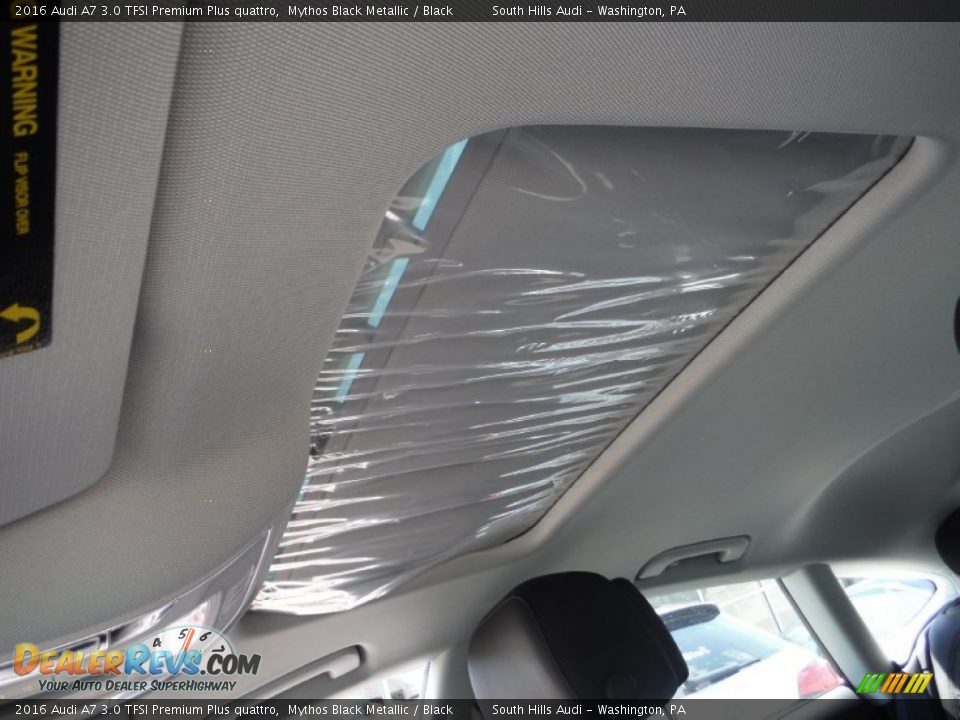 2016 Audi A7 3.0 TFSI Premium Plus quattro Mythos Black Metallic / Black Photo #31
