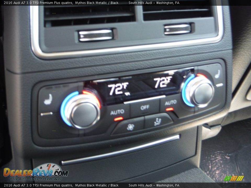2016 Audi A7 3.0 TFSI Premium Plus quattro Mythos Black Metallic / Black Photo #33