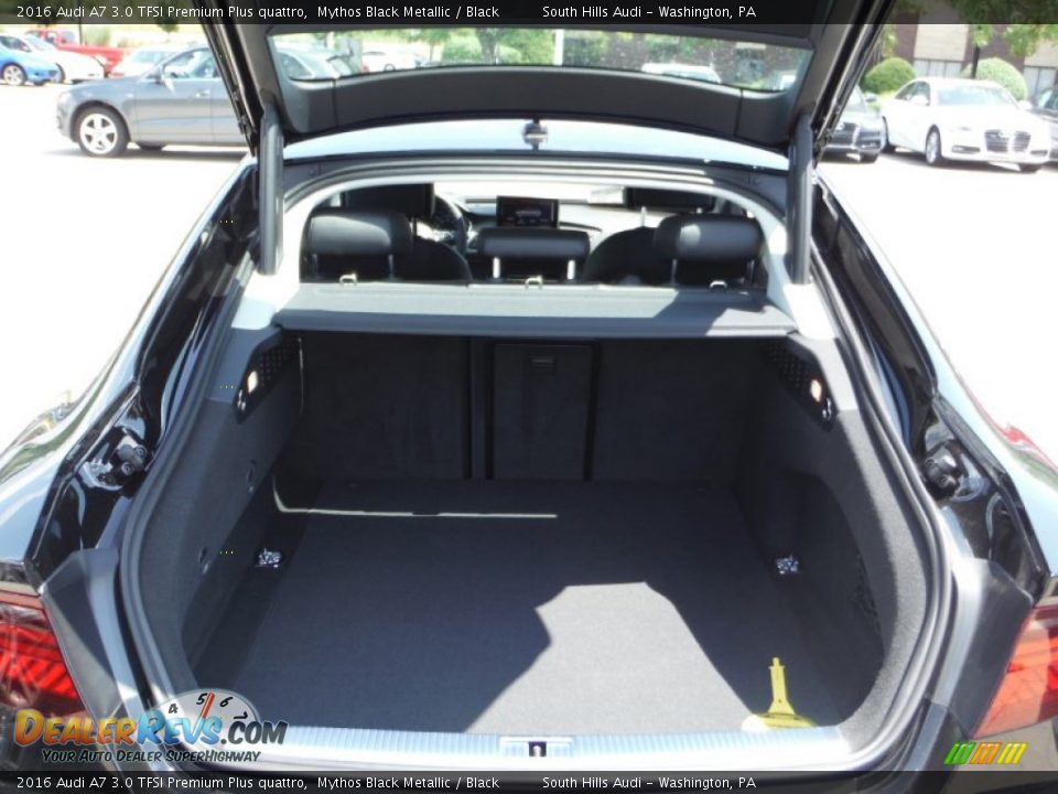 2016 Audi A7 3.0 TFSI Premium Plus quattro Mythos Black Metallic / Black Photo #35