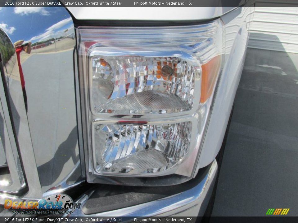 2016 Ford F250 Super Duty XLT Crew Cab Oxford White / Steel Photo #9