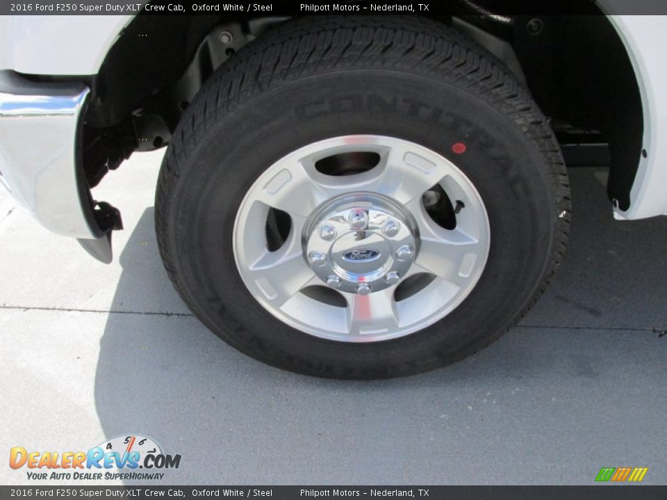 2016 Ford F250 Super Duty XLT Crew Cab Oxford White / Steel Photo #11