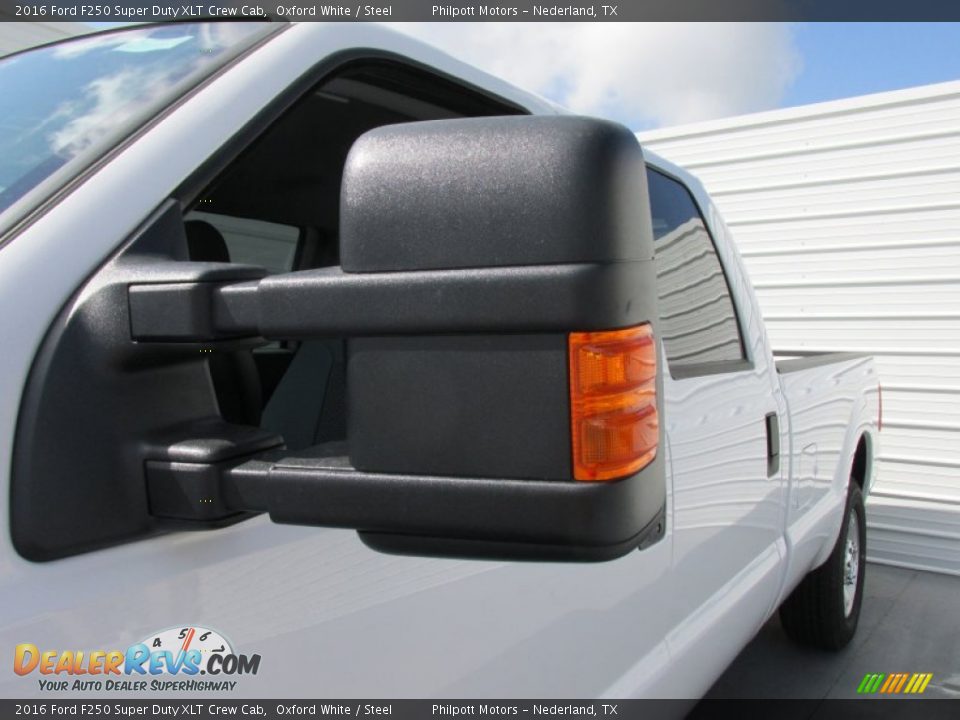 2016 Ford F250 Super Duty XLT Crew Cab Oxford White / Steel Photo #12