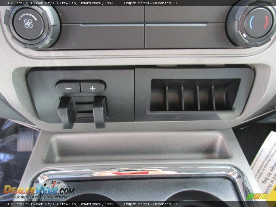2016 Ford F250 Super Duty XLT Crew Cab Oxford White / Steel Photo #28