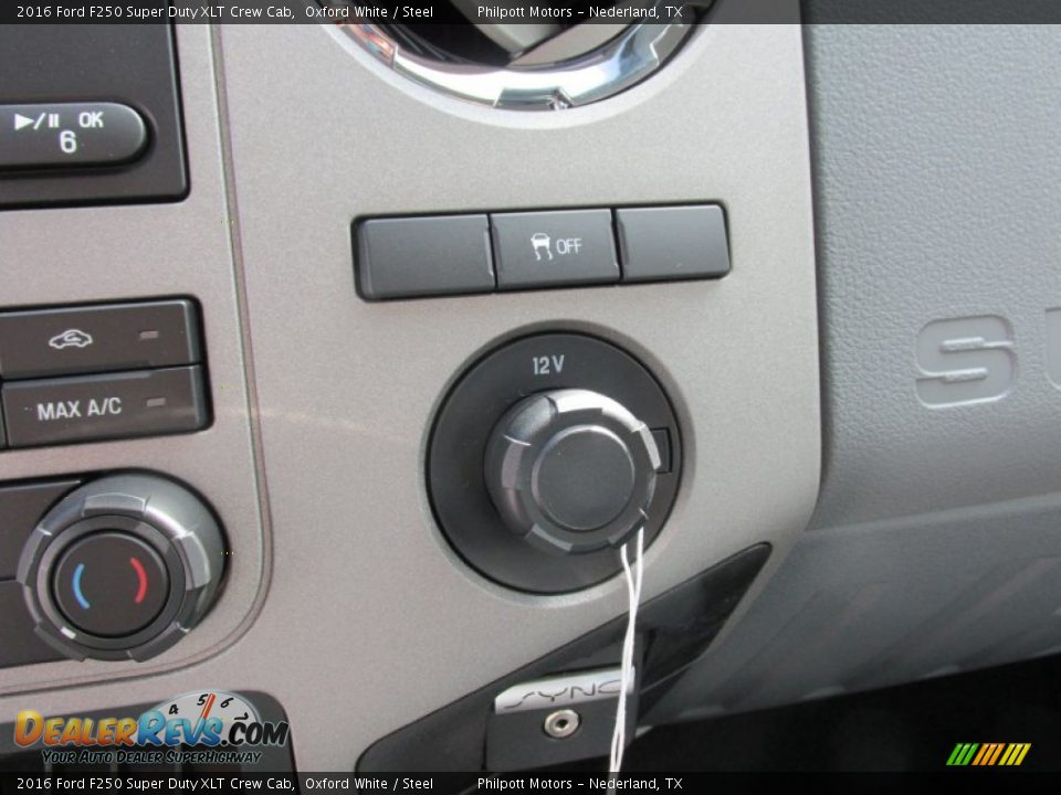 2016 Ford F250 Super Duty XLT Crew Cab Oxford White / Steel Photo #29