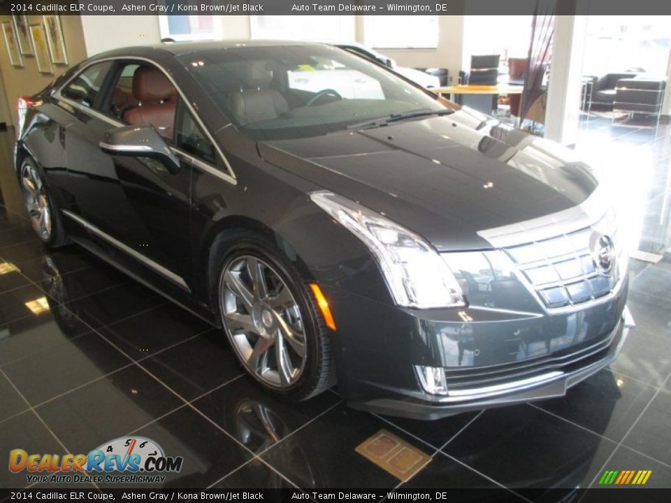 2014 Cadillac ELR Coupe Ashen Gray / Kona Brown/Jet Black Photo #8