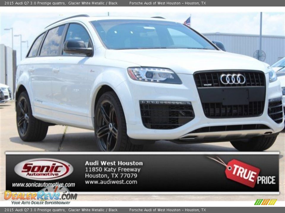 2015 Audi Q7 3.0 Prestige quattro Glacier White Metallic / Black Photo #1