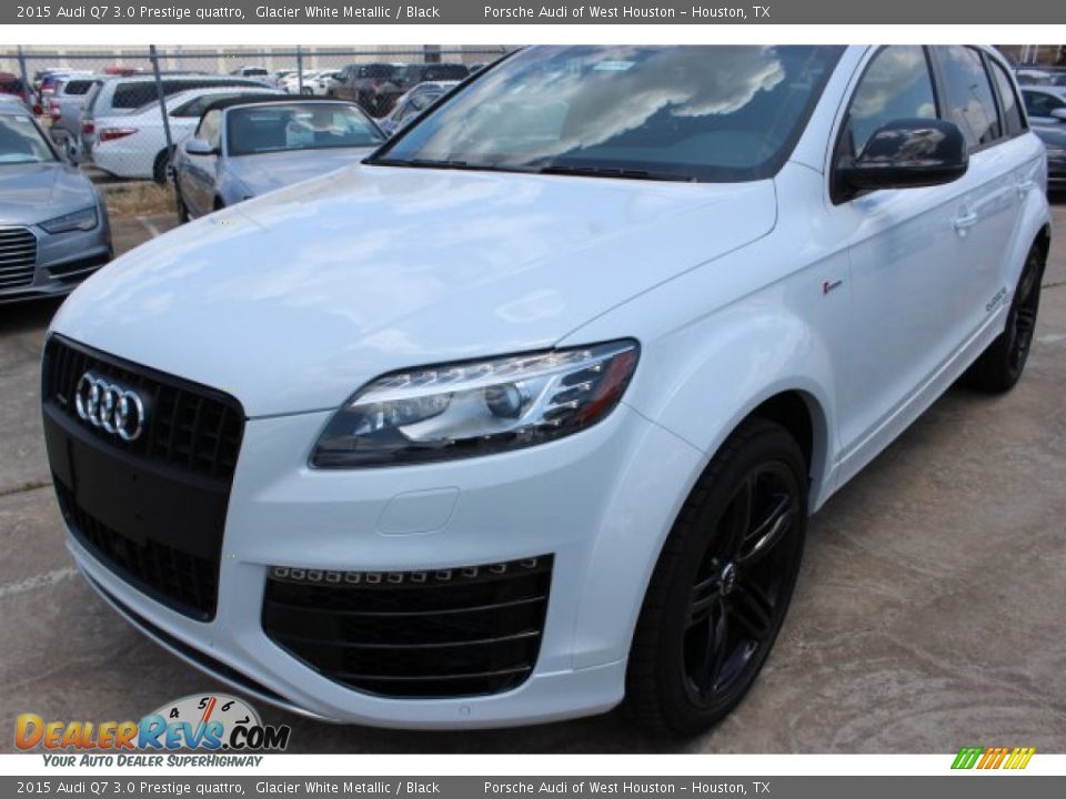 2015 Audi Q7 3.0 Prestige quattro Glacier White Metallic / Black Photo #3