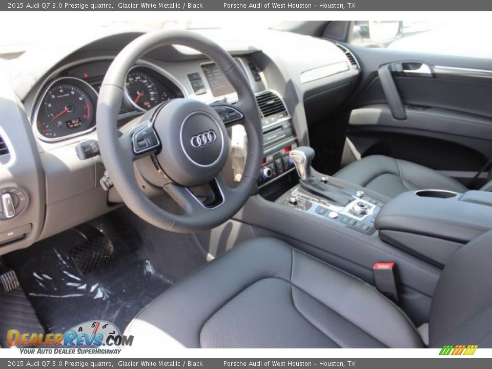 2015 Audi Q7 3.0 Prestige quattro Glacier White Metallic / Black Photo #16