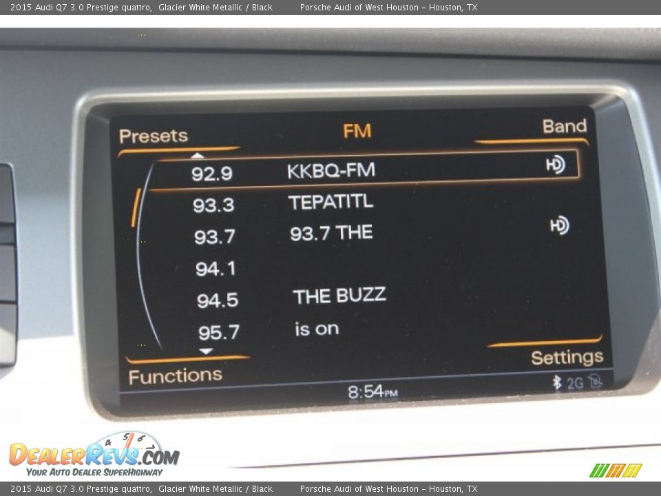 2015 Audi Q7 3.0 Prestige quattro Glacier White Metallic / Black Photo #30