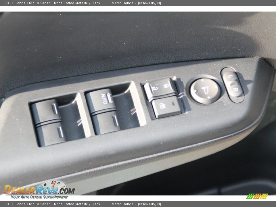 2013 Honda Civic LX Sedan Kona Coffee Metallic / Black Photo #7