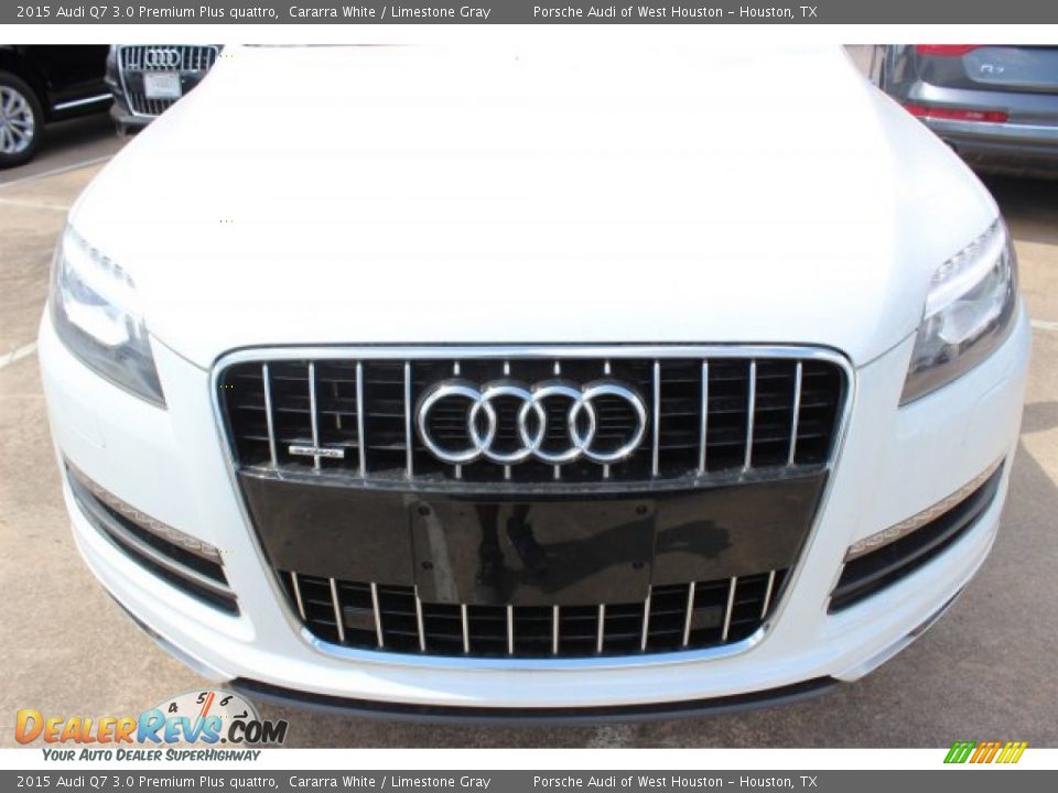 2015 Audi Q7 3.0 Premium Plus quattro Cararra White / Limestone Gray Photo #2