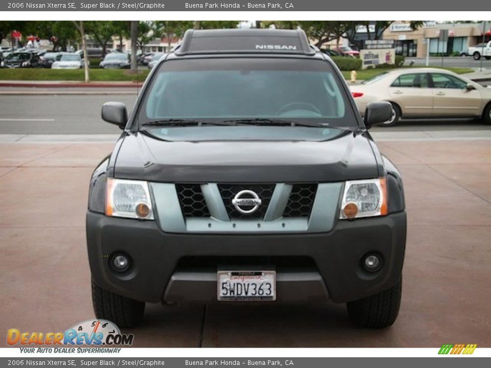 2006 Nissan Xterra SE Super Black / Steel/Graphite Photo #7