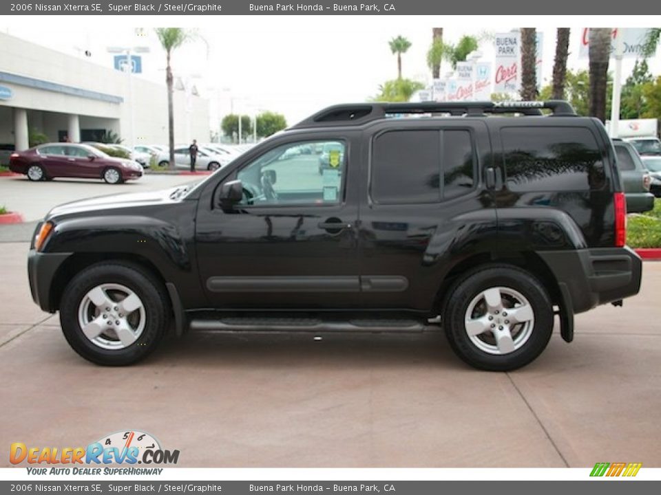 2006 Nissan Xterra SE Super Black / Steel/Graphite Photo #9