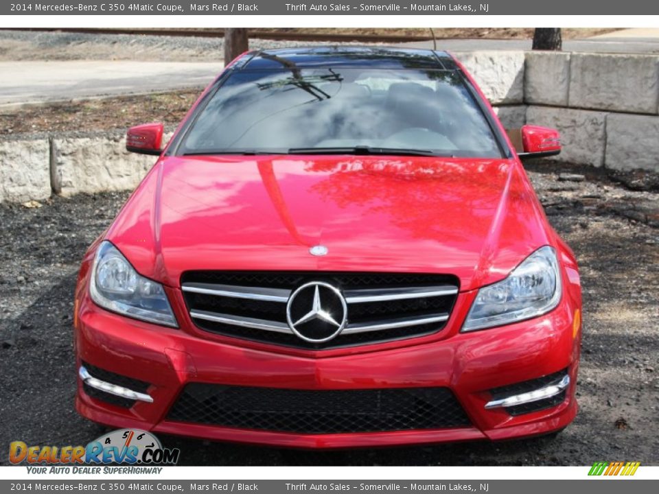 2014 Mercedes-Benz C 350 4Matic Coupe Mars Red / Black Photo #3