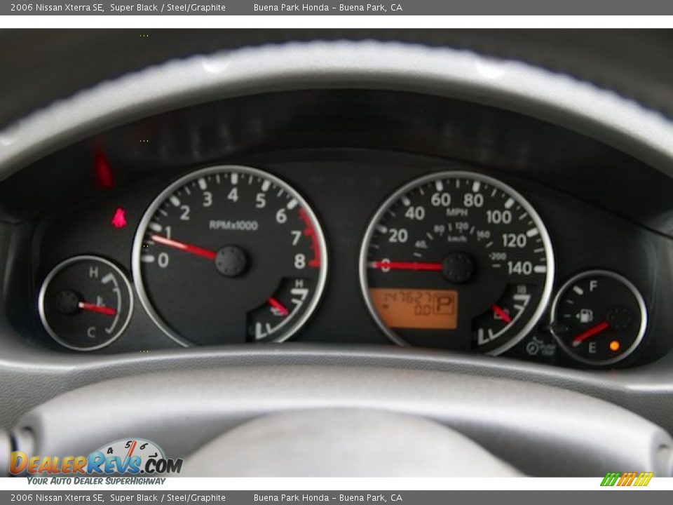 2006 Nissan Xterra SE Super Black / Steel/Graphite Photo #21