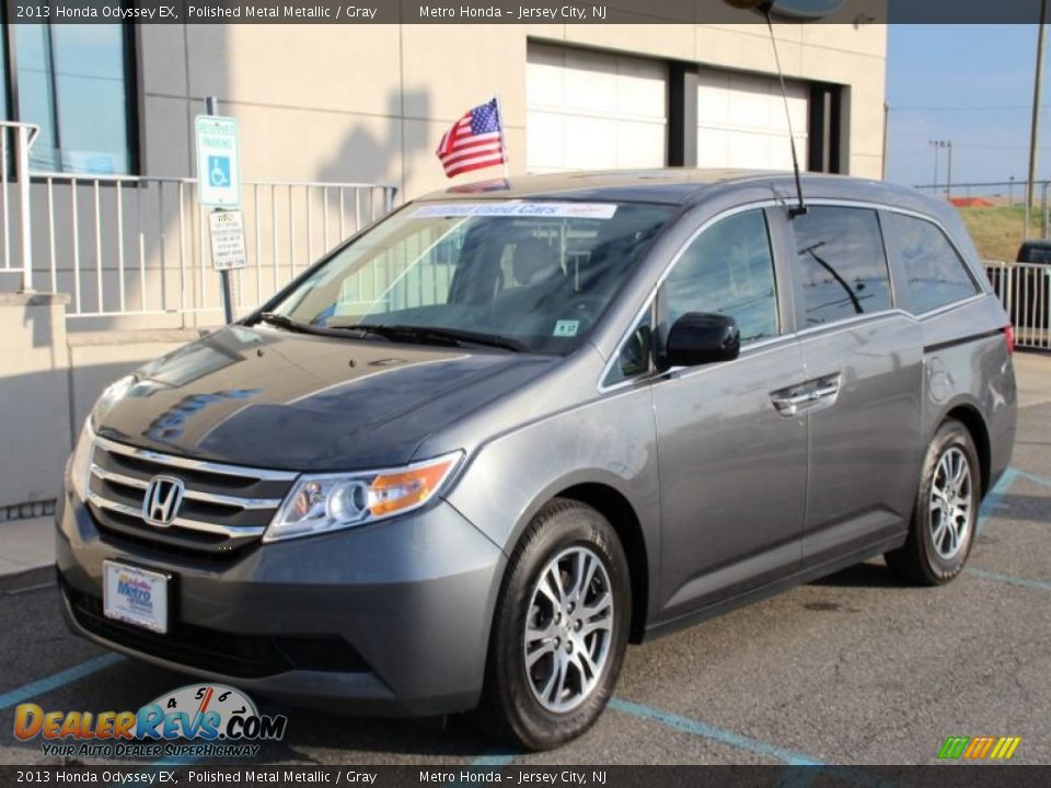 2013 Honda Odyssey EX Polished Metal Metallic / Gray Photo #1
