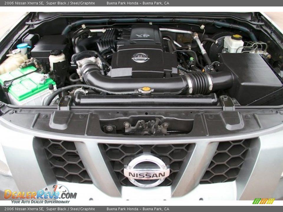 2006 Nissan Xterra SE Super Black / Steel/Graphite Photo #26