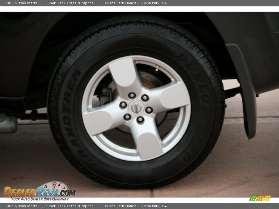 2006 Nissan Xterra SE Super Black / Steel/Graphite Photo #27