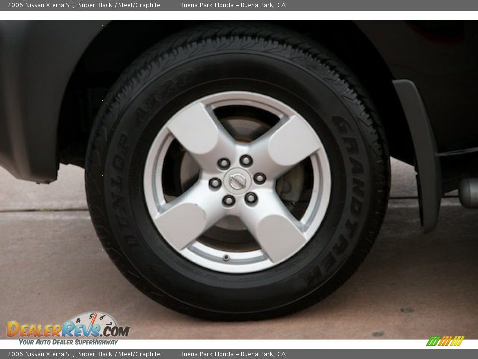 2006 Nissan Xterra SE Super Black / Steel/Graphite Photo #28
