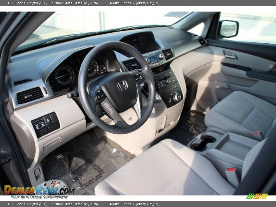 2013 Honda Odyssey EX Polished Metal Metallic / Gray Photo #8
