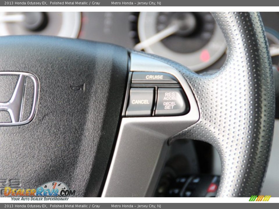 2013 Honda Odyssey EX Polished Metal Metallic / Gray Photo #15