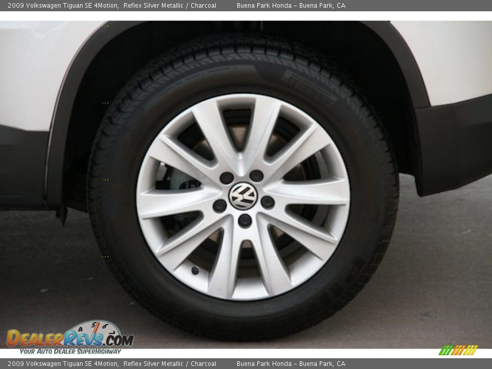 2009 Volkswagen Tiguan SE 4Motion Reflex Silver Metallic / Charcoal Photo #29