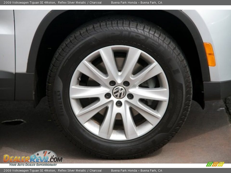 2009 Volkswagen Tiguan SE 4Motion Reflex Silver Metallic / Charcoal Photo #31