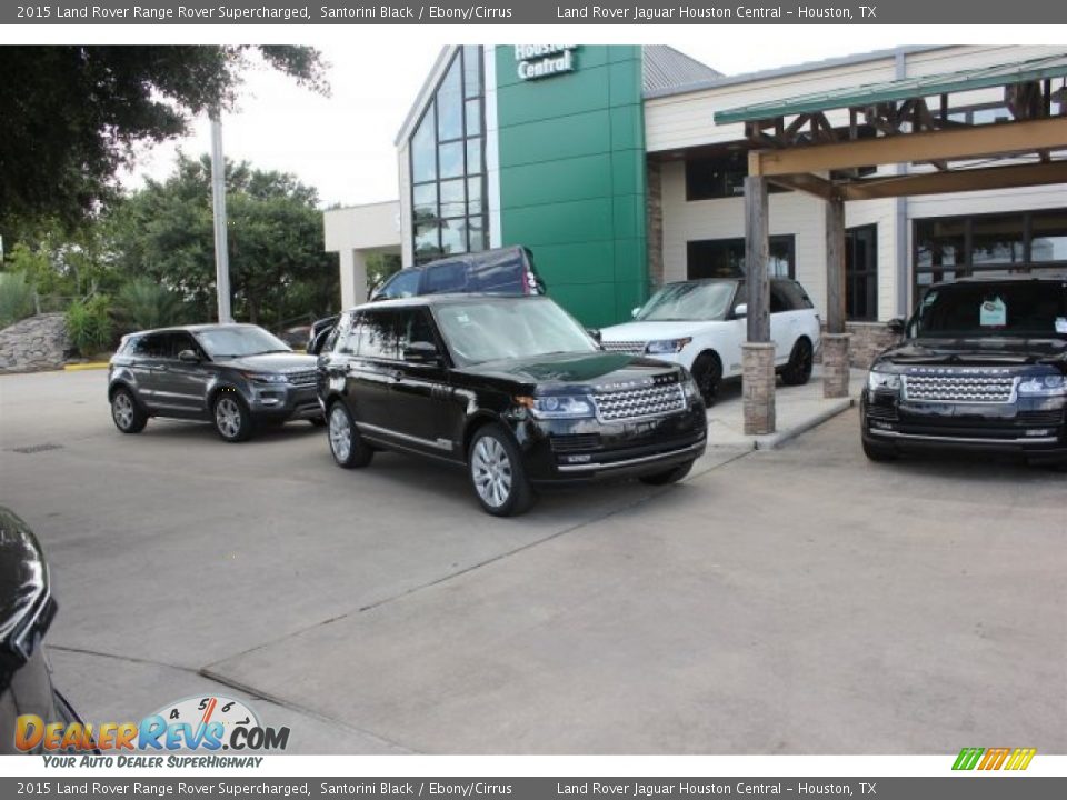 2015 Land Rover Range Rover Supercharged Santorini Black / Ebony/Cirrus Photo #1