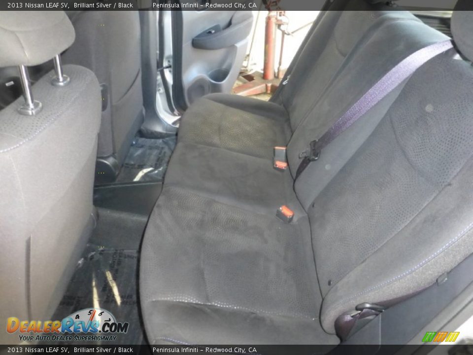 2013 Nissan LEAF SV Brilliant Silver / Black Photo #5