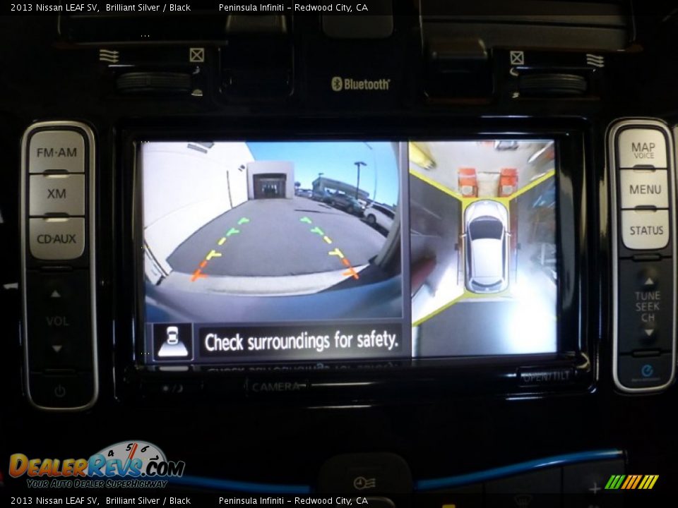 2013 Nissan LEAF SV Brilliant Silver / Black Photo #7