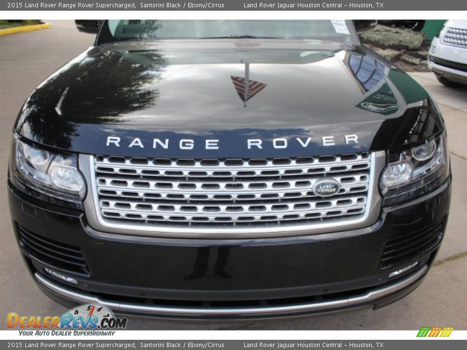 2015 Land Rover Range Rover Supercharged Santorini Black / Ebony/Cirrus Photo #3
