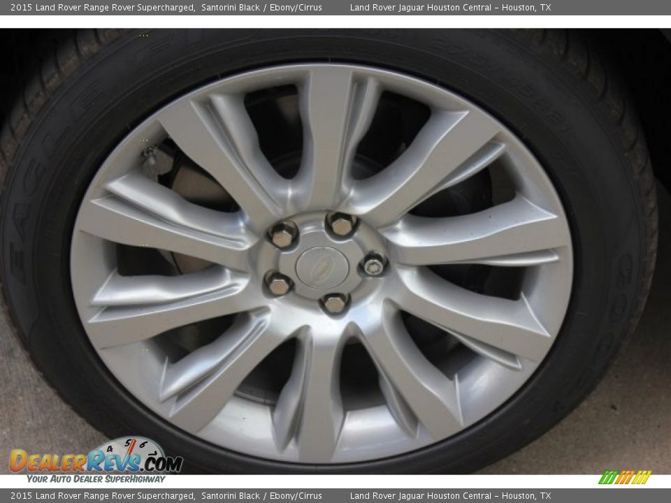 2015 Land Rover Range Rover Supercharged Santorini Black / Ebony/Cirrus Photo #5