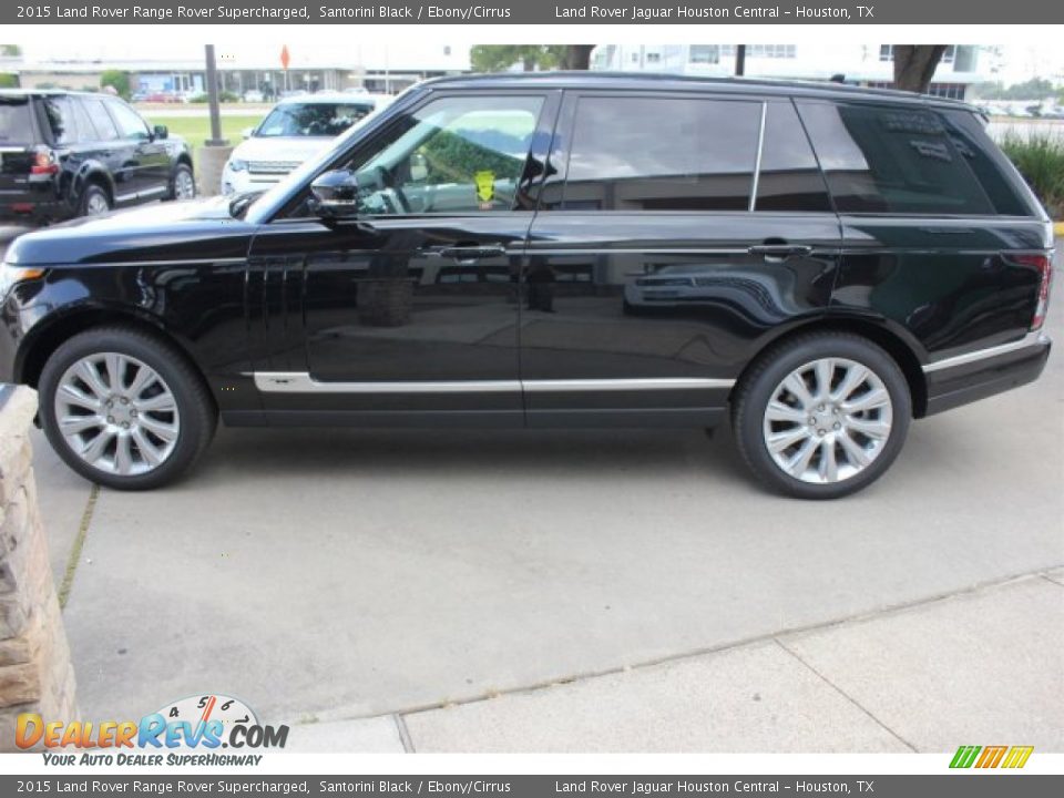 2015 Land Rover Range Rover Supercharged Santorini Black / Ebony/Cirrus Photo #6