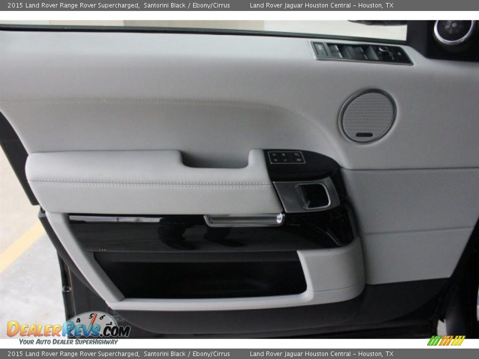 2015 Land Rover Range Rover Supercharged Santorini Black / Ebony/Cirrus Photo #9