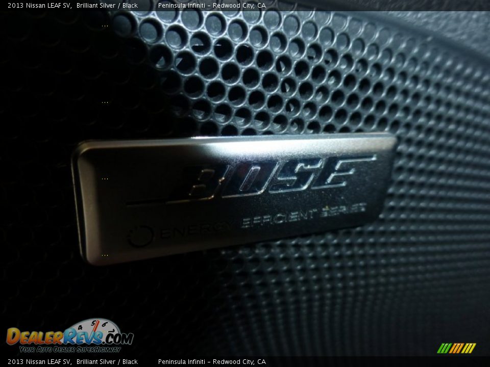 2013 Nissan LEAF SV Brilliant Silver / Black Photo #20