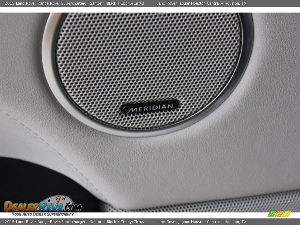 2015 Land Rover Range Rover Supercharged Santorini Black / Ebony/Cirrus Photo #10