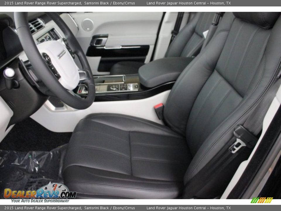 2015 Land Rover Range Rover Supercharged Santorini Black / Ebony/Cirrus Photo #13