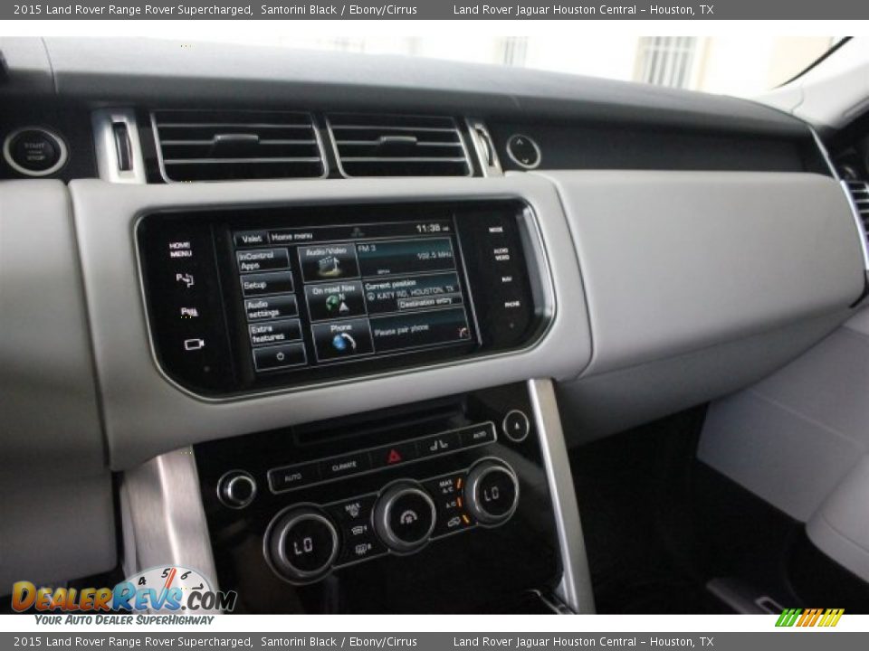 2015 Land Rover Range Rover Supercharged Santorini Black / Ebony/Cirrus Photo #14