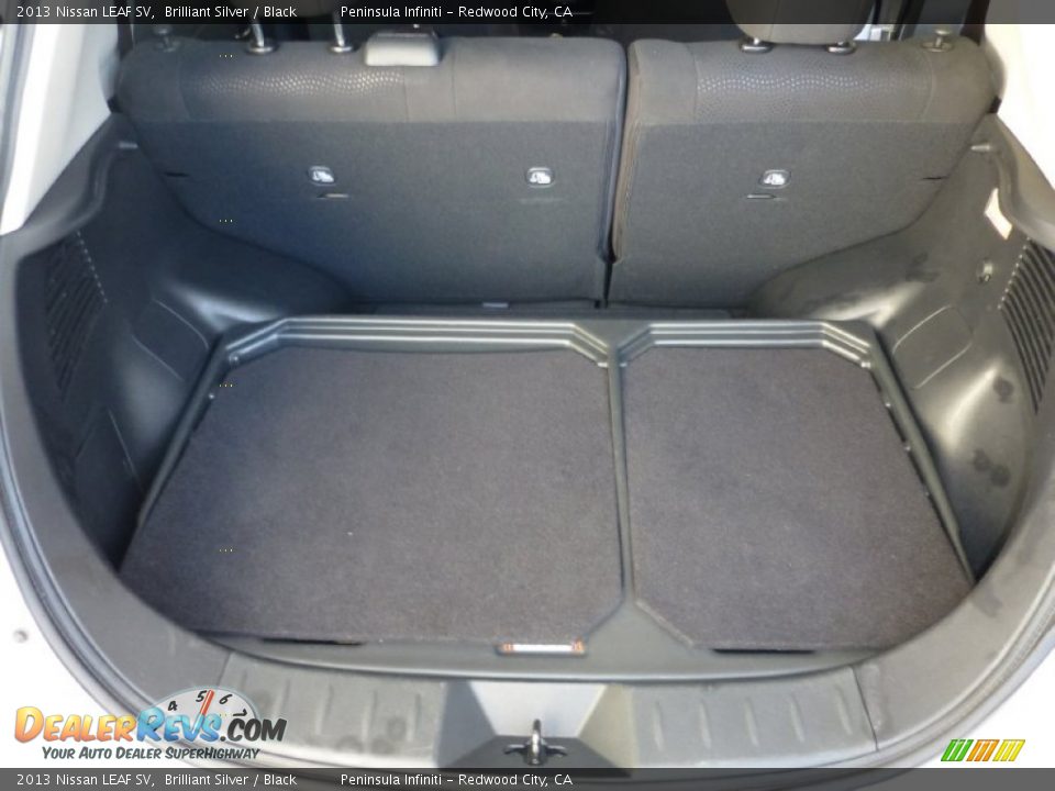 2013 Nissan LEAF SV Brilliant Silver / Black Photo #22