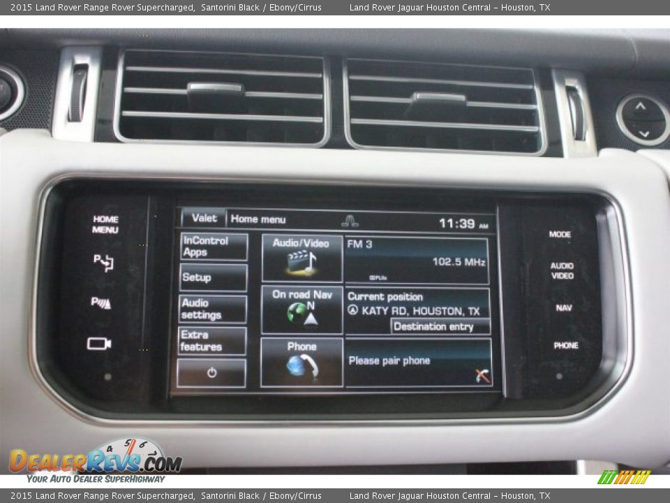 2015 Land Rover Range Rover Supercharged Santorini Black / Ebony/Cirrus Photo #17