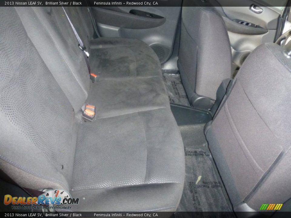 2013 Nissan LEAF SV Brilliant Silver / Black Photo #24