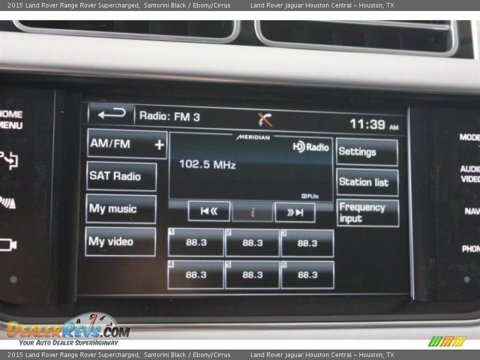 2015 Land Rover Range Rover Supercharged Santorini Black / Ebony/Cirrus Photo #22