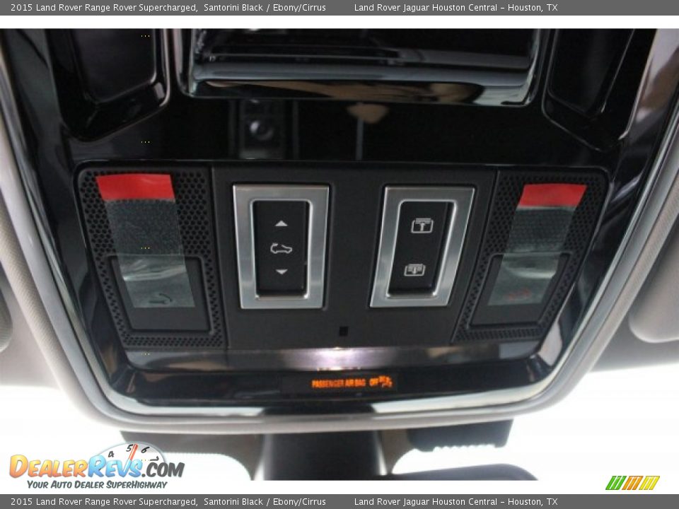 2015 Land Rover Range Rover Supercharged Santorini Black / Ebony/Cirrus Photo #24
