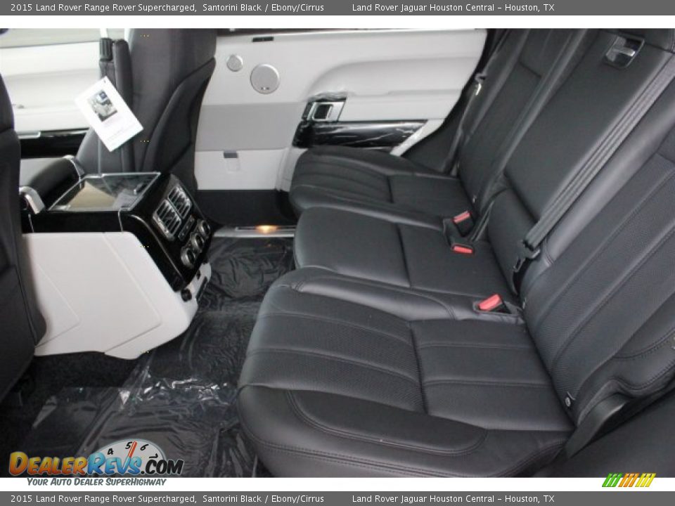 Rear Seat of 2015 Land Rover Range Rover Supercharged Photo #34