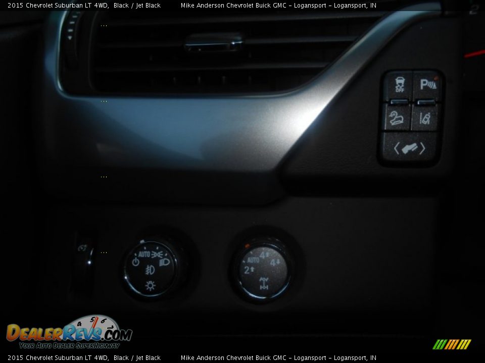 2015 Chevrolet Suburban LT 4WD Black / Jet Black Photo #14